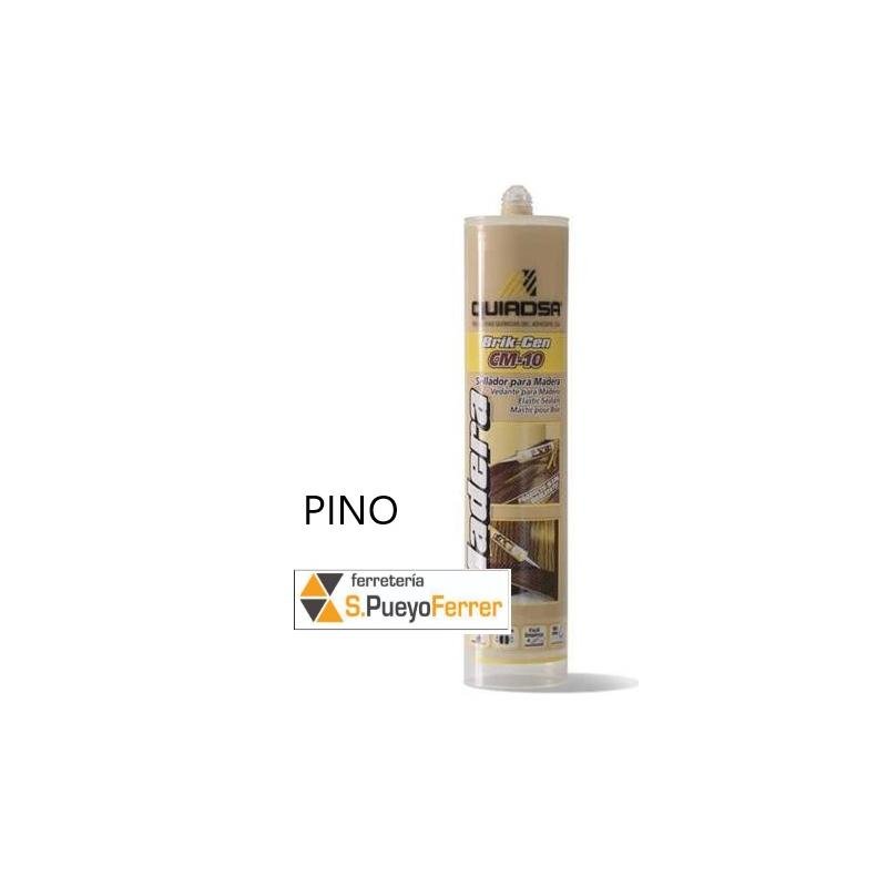 CARTUCHO QUIADSA MASILLA MADERA 300ML PINO