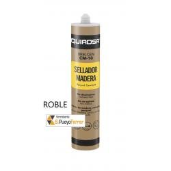 CARTUCHO QUIADSA MASILLA MADERA 300ML ROBLE parket