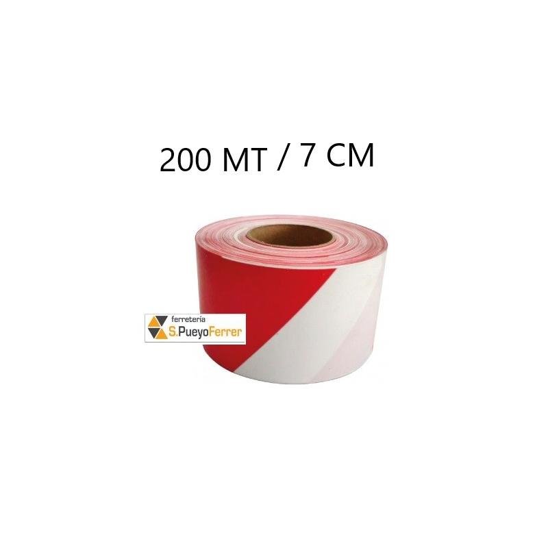 ROLLO 200 MT CINTA SEÑALIZAR B/R 7CM
