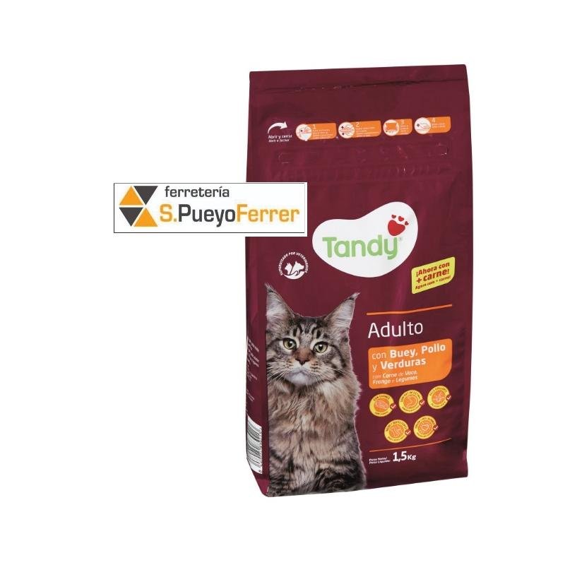 PIENSO GATOS ADULTO BUEY POLLO Y VERDURAS 1.5 KL