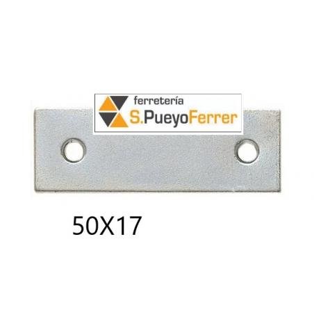 PLACA CARTELA CINCADA 50X17 4 PIEZAS