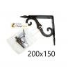 PALOMILLA ORNAMETAL 2-8 NEGRA 200X150