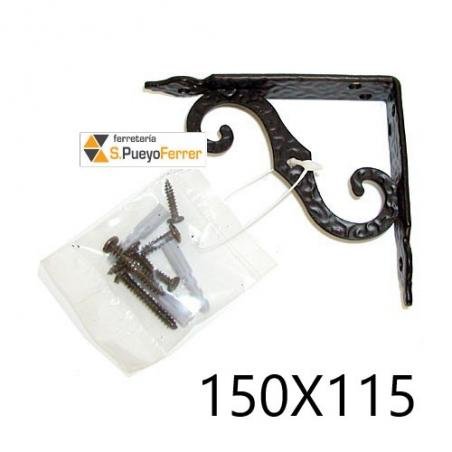 PALOMILLA ORNAMETAL 2-6 NEGRA 150X115