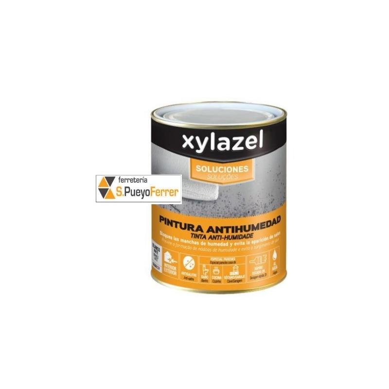 XYLAZEL PINTURA ANTIHUMEDAD AGUA 750 ML