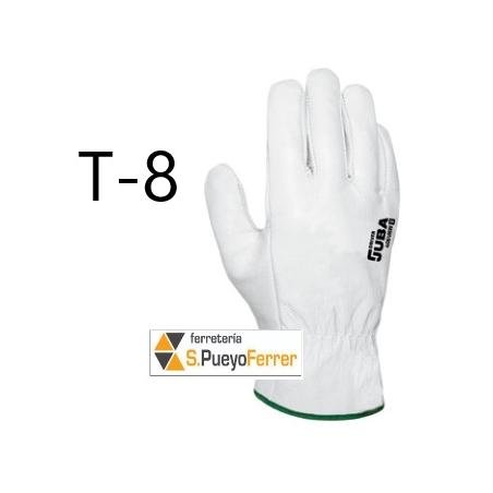 GUANTE FLOR VACUNO NATURAL T8
