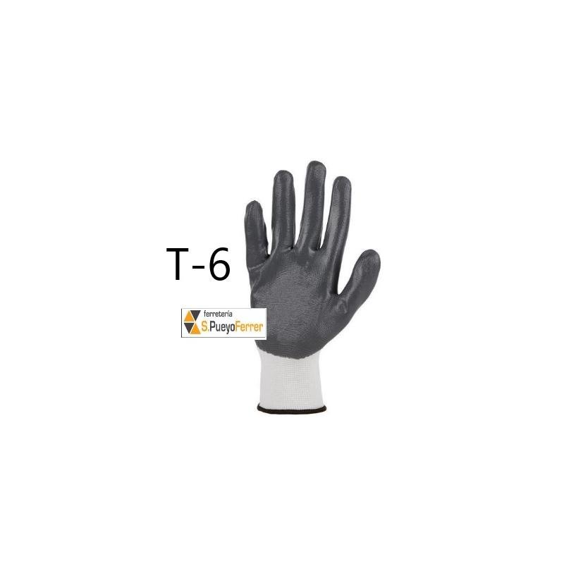 PAR GUANTE NITRILO TALLA 6