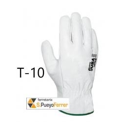 GUANTE FLOR VACUNO NATURAL T10