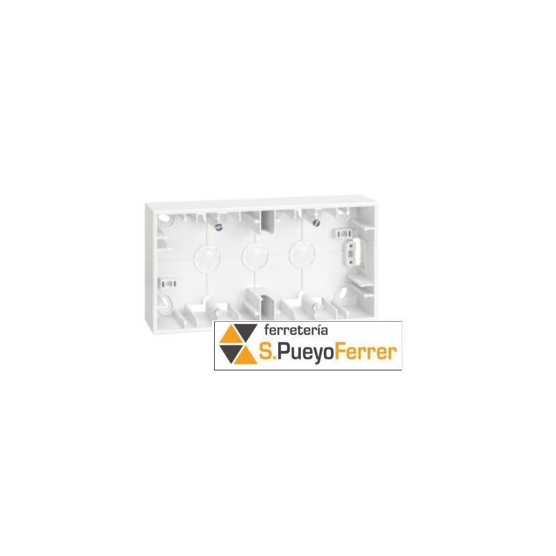 CAJA SUPERFICIE 4 ELEMENTO S27 BLANCO 2700752-030