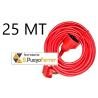 PROLONGADOR 25MTS 3X1,5 ROJO
