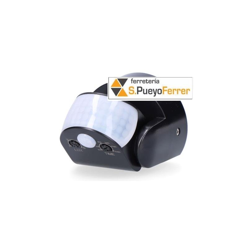 DETECTOR NEGRO MOVIMIENTO Y CREPUSCULAR 15M IP65