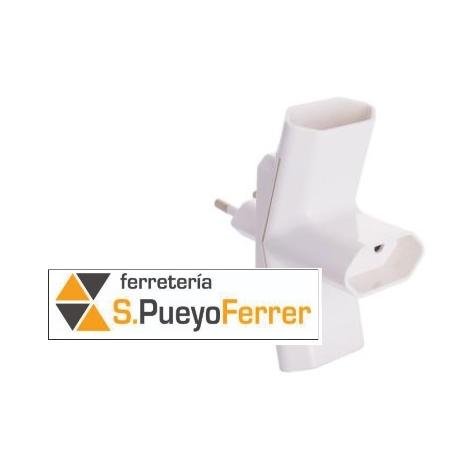 TRIPLE ADAPTADOR A BASE T/TL 4MM (EXP)